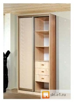 Шкаф-купе 2-х дверный с ящиками 1000, цена: 16140$ купить в .