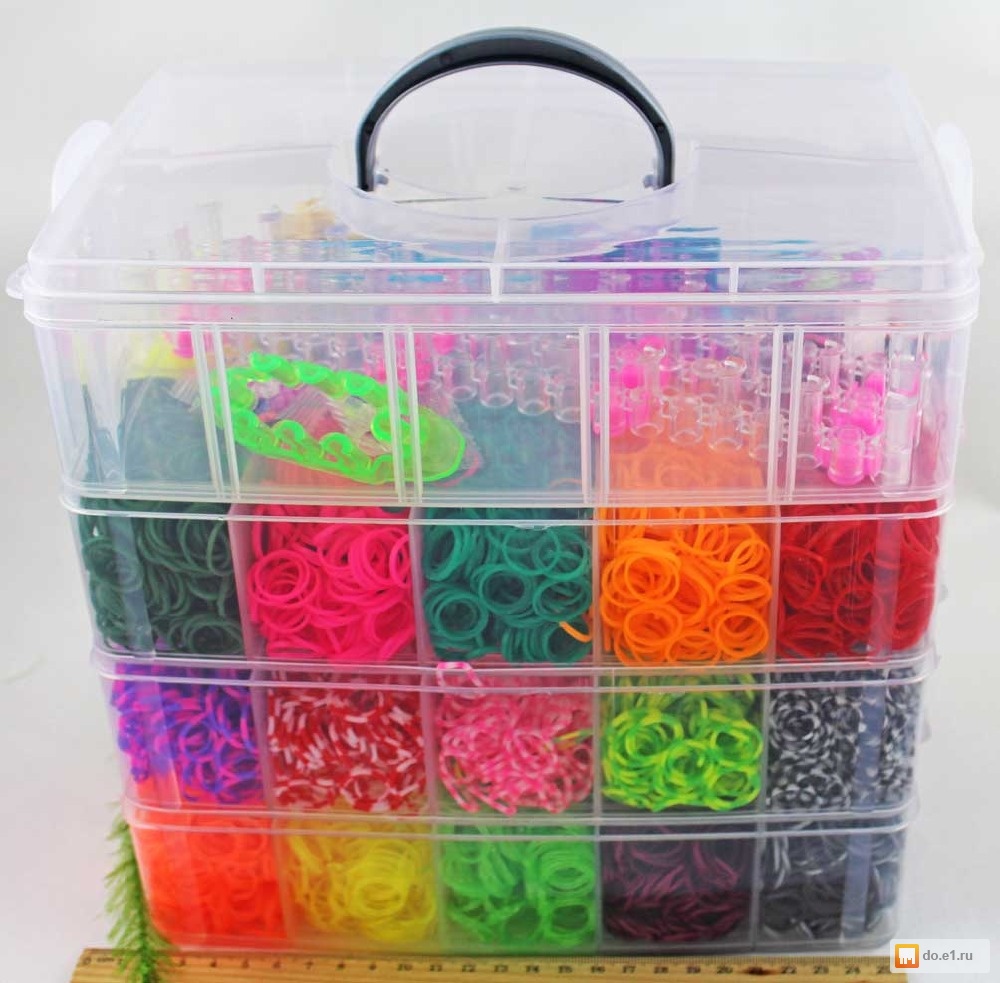 Наборы для плетения браслетов loom bands 18000 Наборы для плетения браслетов loom bands 18000