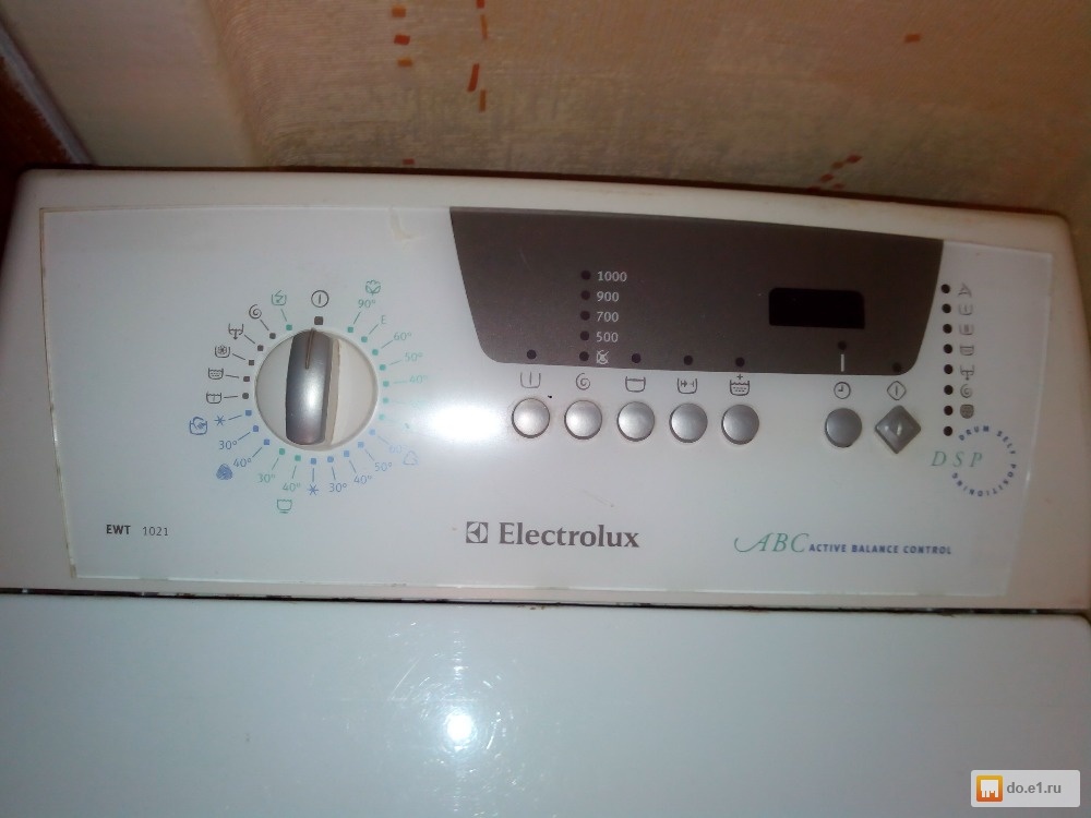 Ремонт стиральных машин с вертикальной загрузкой электролюкс
