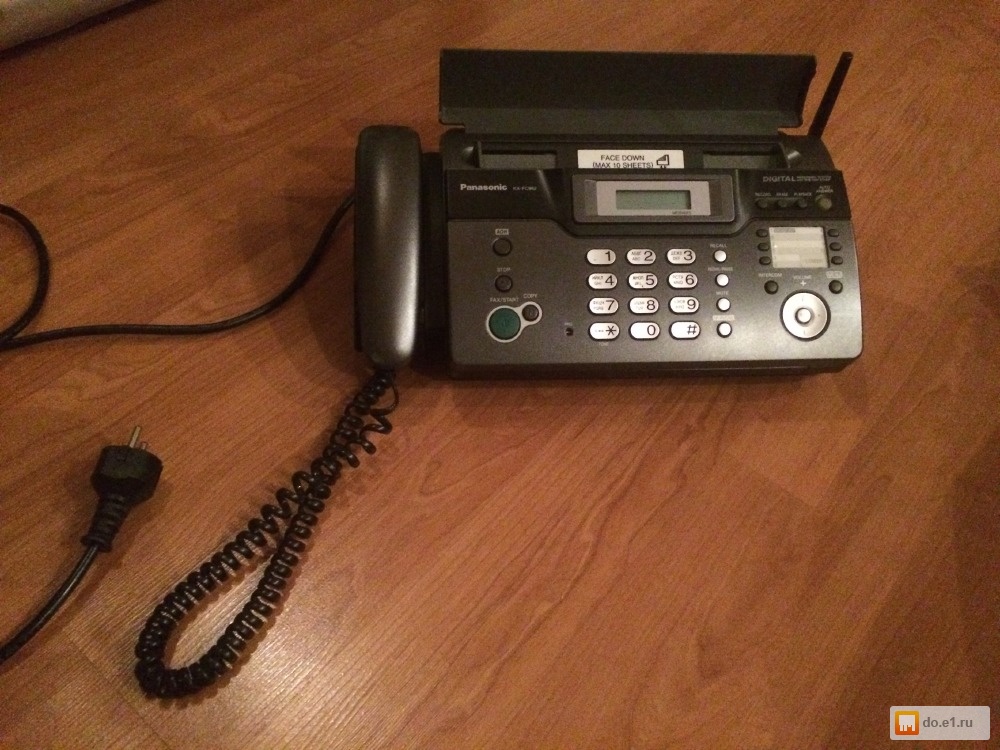 Инструкция panasonic kx ft908