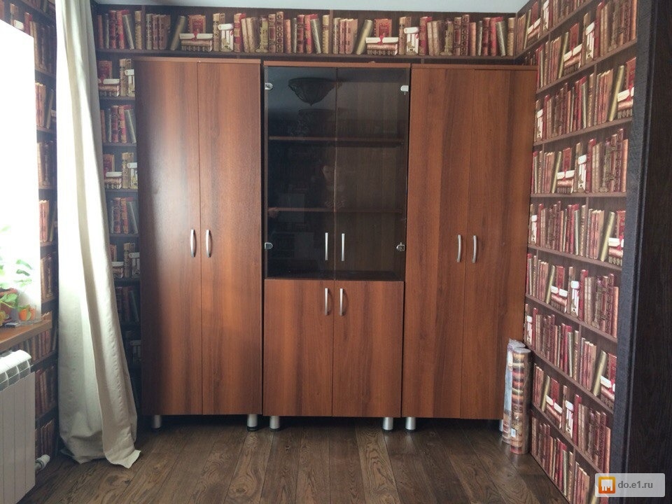 Книжная стенка ( 3 шкафа ) + письменный стол , фото. цена - .