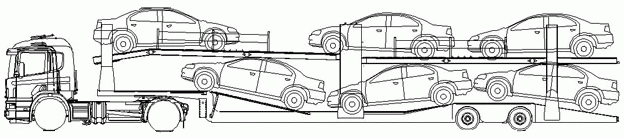 Как нарисовать автовоз