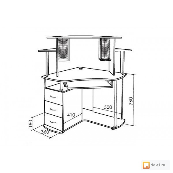 Какая высота у компьютерного стола
